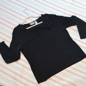 Chicos Eegant Black Women's Top